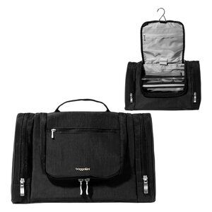 Baggallini Hanging Travel Toiletry Kit - Lightweight, Water-Resistant Cosmetic B